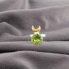 Green Peridot Gemstone 925 Sterling Silver Jewelry Handmade Ring Gift For Mom RR-58-16