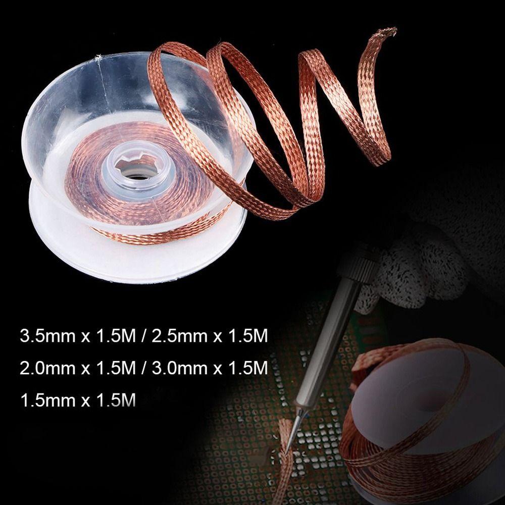 Инструмент Инструменты для ремонта BGA Удаление олова Паяльный фитиль Медная паяльная проволока Оплетка для выпаивания Лента