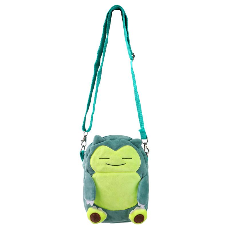 Cute Plush Backpack With Cartoon Dolls Pikachu Gengar Snorlax And More Fun Stuffed Animal Shoulder Bag For Kids