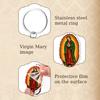 Религиозный брелок для мужчин женщин католический сувенир с Девой Марией христианский акриловый брелок маленькие подарки для гостей на крещение