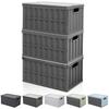 Storage Container Folding 64L X Large Storage Box with To Assemble In 7 Storage Folding Large with Closet Outdoor Household Document Car Folding Width