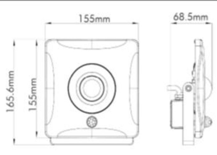 Projecteur LED YUKON-S 10W IP65 avec détecteur