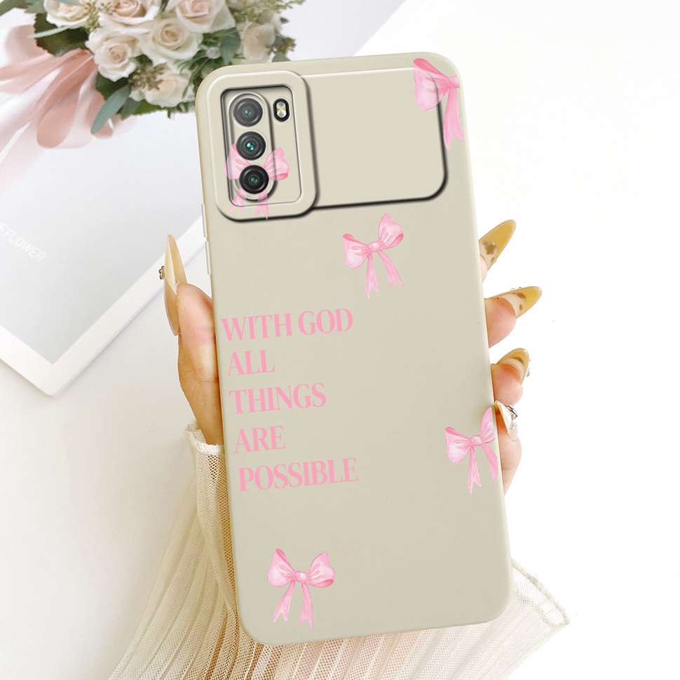 For Xiaomi Poco M3 Case PocoM3 Cute Rabbit Soft Silicone Back Cover For Xiaomi Poco M3 Case 6.53'' Phone Cover Bumper Fundas