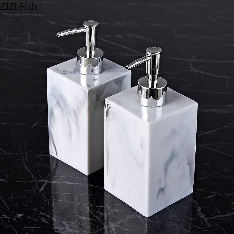 Дозатор для мыла и ополаскиватель для полости рта Nordic Resin, набор для мытья, бутылка для дезинфекции рук в отеле, мыльница, набор аксессуаров для ванной комнаты для дома