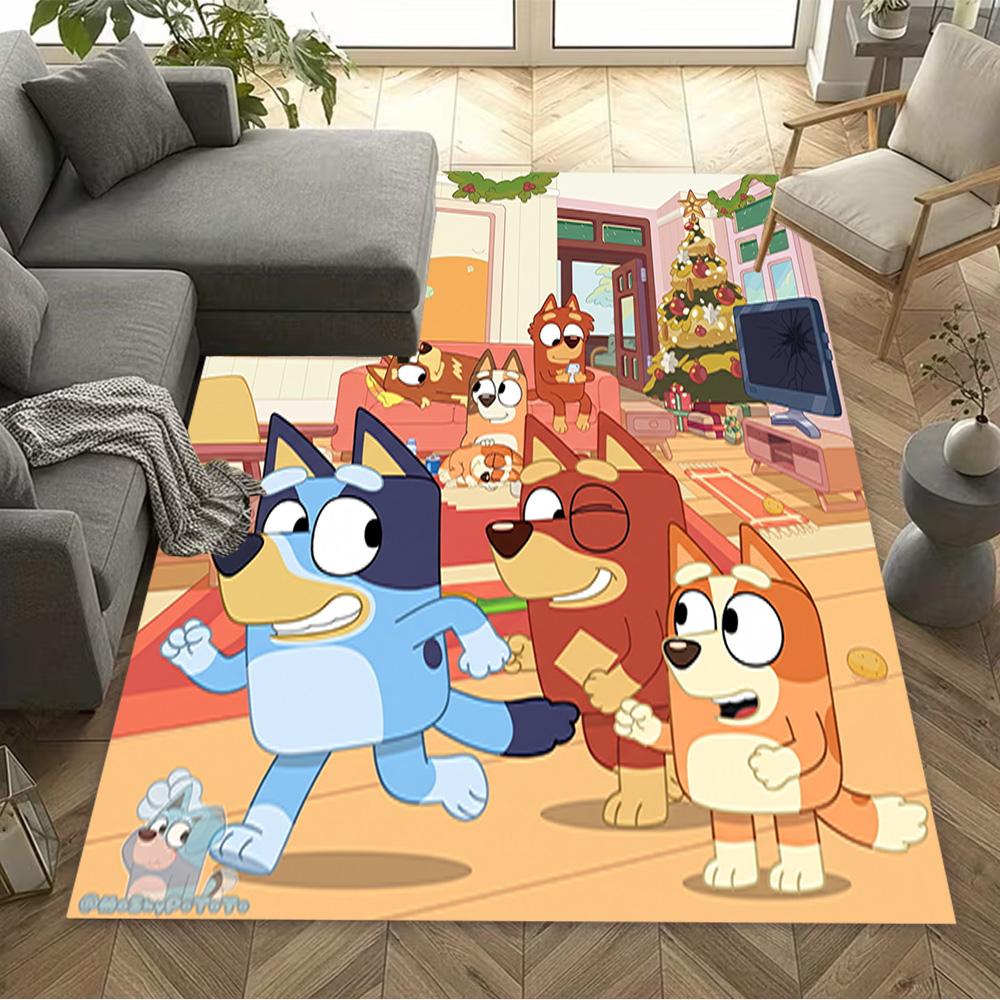 Dogs Refrigerator Adventure Area Rug Design for Game Room Outdoor Bedrooms Dormitory Anti-slip Rug Decorate Offices