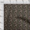 oneOone Cotton Flex Black Fabric Batik Quilting Supplies Print Sewing Fabric By The Yard 40 Inch
