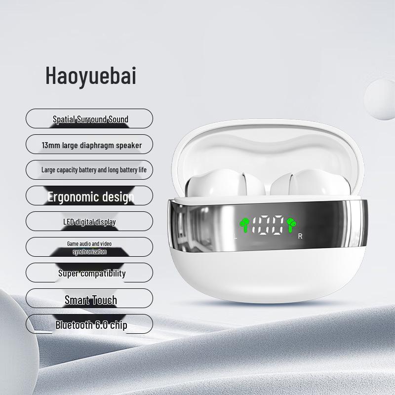 Мини 550 Bluetooth Наушники: Новая модель, эксклюзивный дизайн, высококачественный звук, цифровой дисплей.