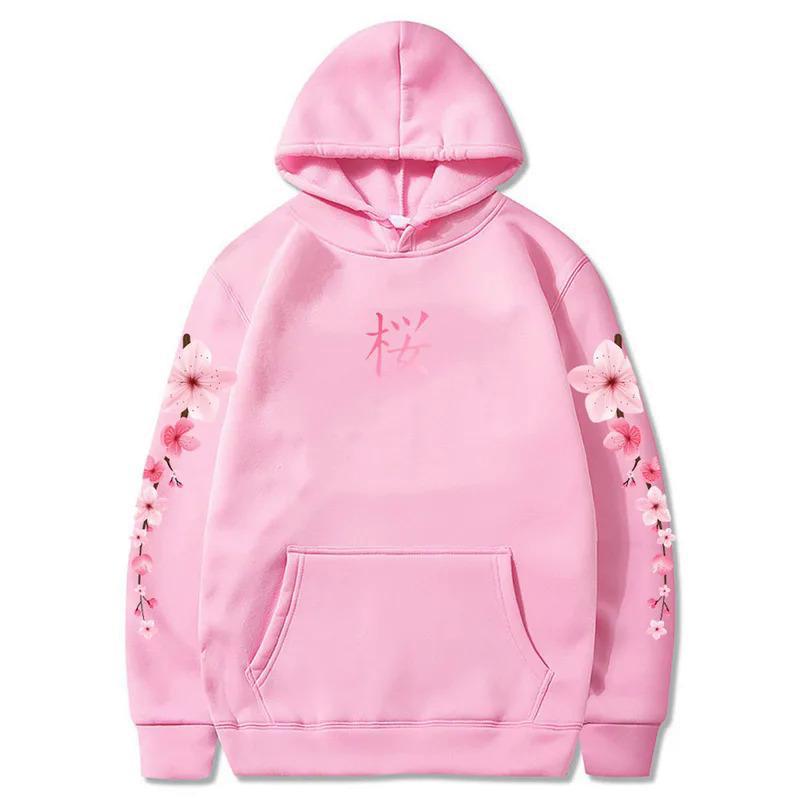 Japanese Blossom Sakura Graphic Hoodies Hoodies