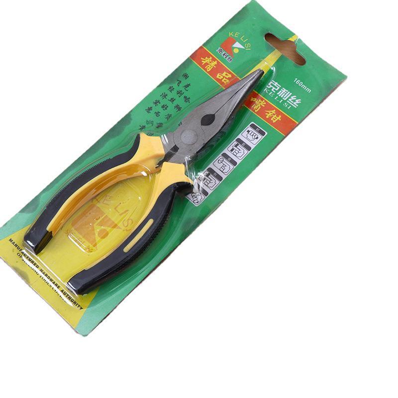 6-дюймовые плоскогубцы с игольчатыми губками, плоскогубцы для проволоки, хозяйственный инструмент