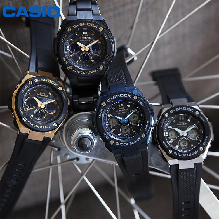 Casio Мужские часы G-STEEL Черные GST-S300G-1A9 GST-S300G-1A9