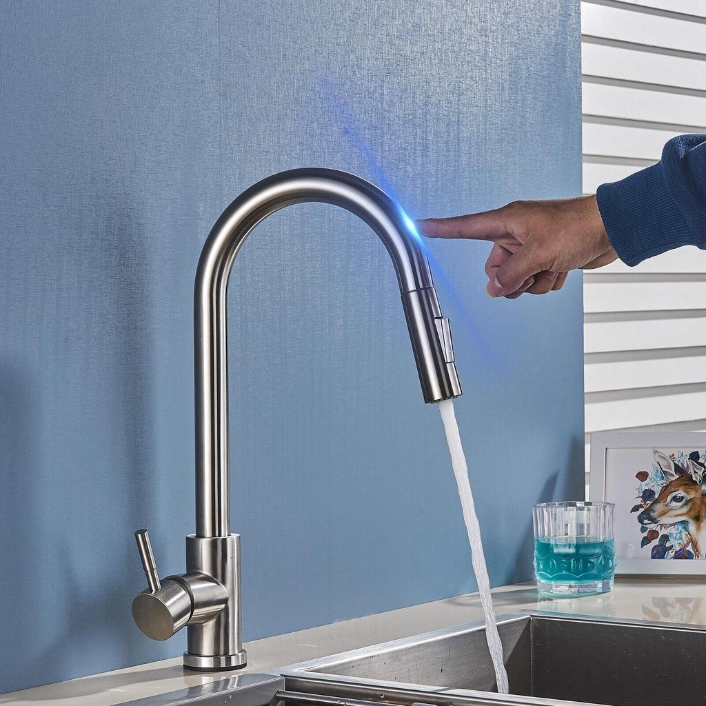 Смеситель с сенсорным датчиком, умный кухонный распылитель, кран, водопроводный кран, смеситель для раковины