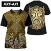 XXS-6XL Plus Size Armor 3D Print T-Shirt Men's Clothing Summer Short Sleeve O-neck T Shirt Casual Street Fashion Unisex Tees Top