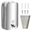 850ML/1050ML Soap Dispenser Stainless Steel Wall Mount Bathroom Liquid Soap Detergent Shower Gel Storage Bottle Toilet Kitchen