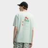 New FILA x Maison Kitsune Little Fox T Shirt Unisex Light Verdant Green F11U529101F-LG