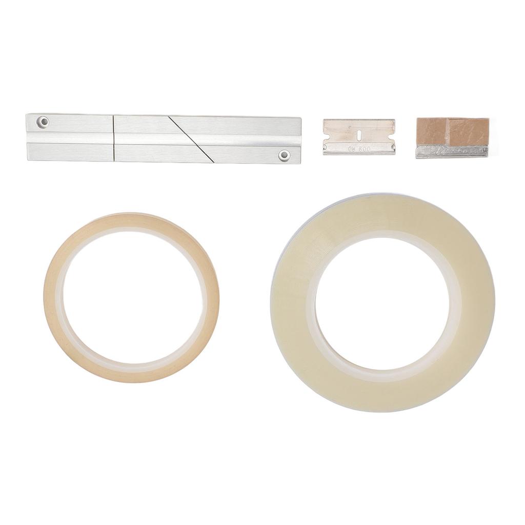 14 10 Inch Splicing Block Kit Aluminum Alloy Open Reel Tape Media with Splicing Tape Leader Tape