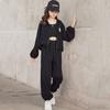 Girls Autumn Clothing Children Spring Long Sleeve Loose Sports Sets 3 Piece Suit Shirt + Jacket + Pants Tracksuit