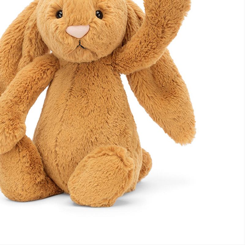 Jellycat Bonnie Rabbit Series Shy Gold Bonnie Rabbit Companion Doll Plush Doll 31cm High