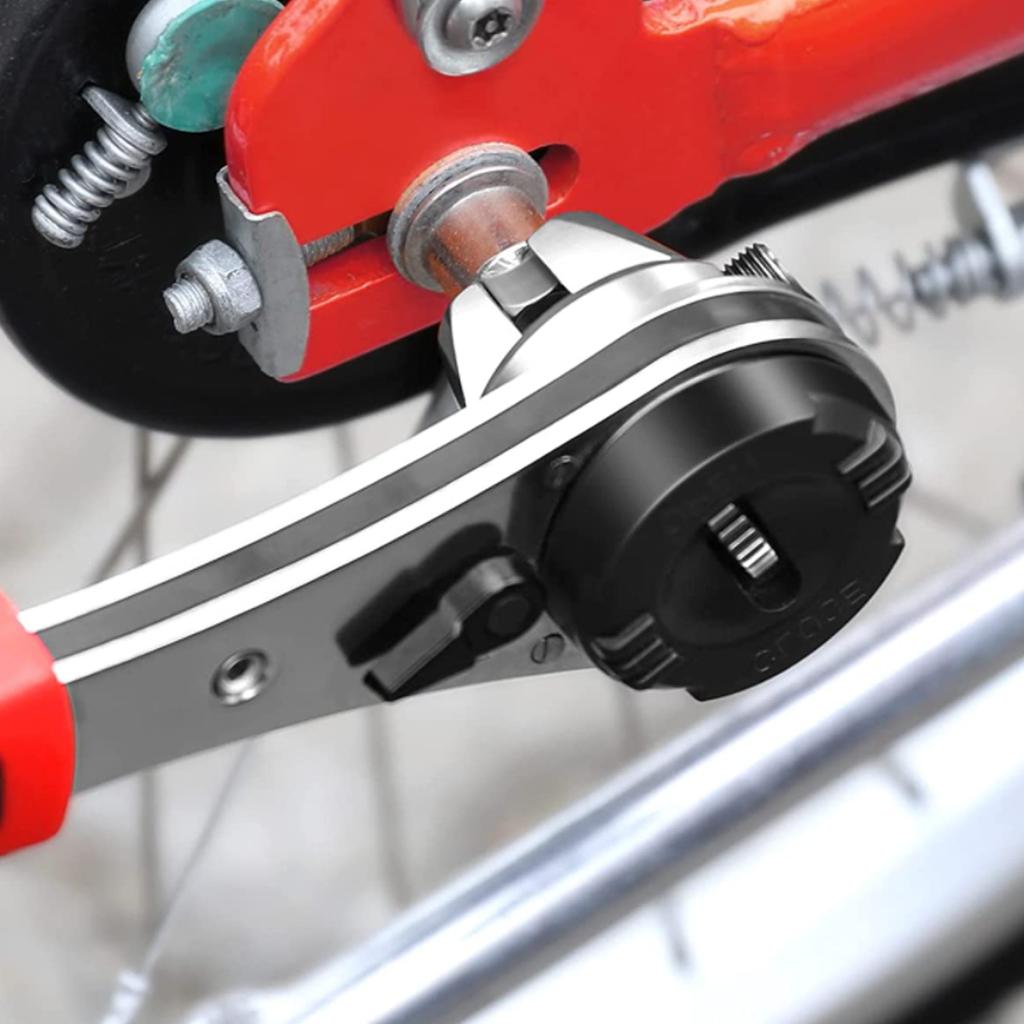 Ratchet Wrench Metal Heavy Duty Sleeve Ergonomic Anti-slip Adjustable Portable Labor-saving Wrench for Repairing Cars Motorcycle