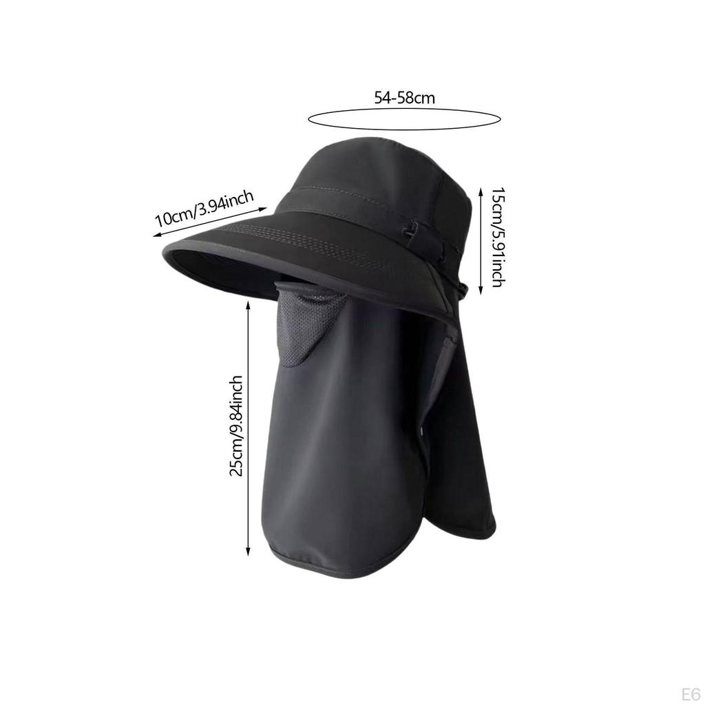 Солнцезащитная шляпа для рыбалки, пляжа, дышащая, летняя, с широкими полями для защиты от солнца