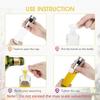 100 ML Glass Oil Mister Oil Sprayer for Cooking with Brush Oil Dispenser Oil Spray Bottle for Kitchen Air Fryer Grilling BBQ