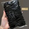 50Pcs No Hurt Hair Hair Ties High Elastic Hair Rope New Girls Hair Bands  Women Girls
