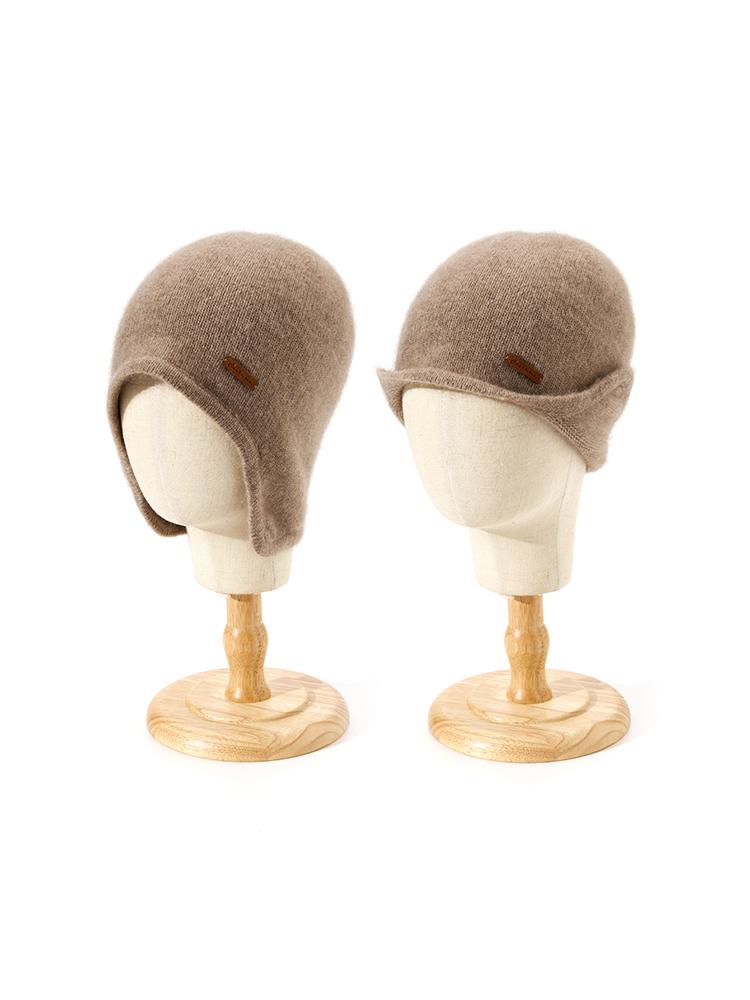 Unisex Adult / Children Cashmere Knitted Bombing Hat Winter Thick Caps Beanies Soft Ear Cover Hat Wool Warm Headgear Bonnet