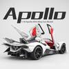 Большой размер Apollo EVO Суперкар Модель 1/18 Масштаб Металлическая Литая Модель Автомобиля Игрушки Подарок Мальчику на День Рождения Хэллоуин Игрушки