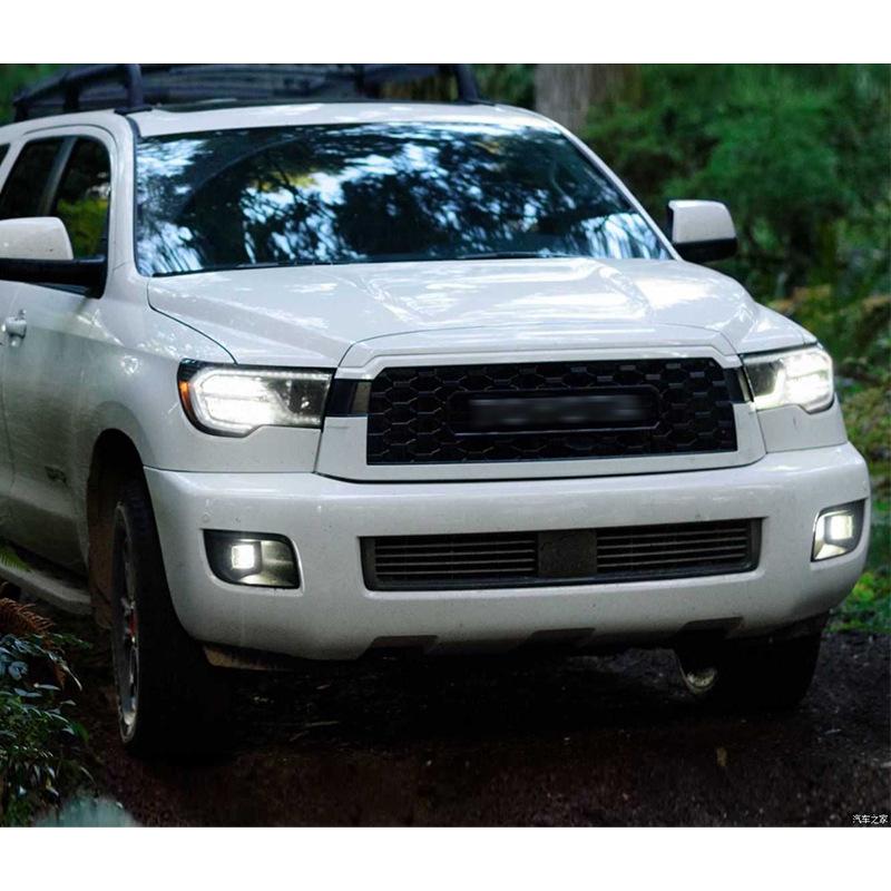Compatible Grille Modification Accessories for 2019-2021 Toyota Sequoia Front Bumper