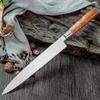 Нож для сашими Односторонний клинок Сталь 7Cr17MoV Острый Поварской тесак Для нарезки мяса Янагиба Японские кухонные ножи Деревянная ручка