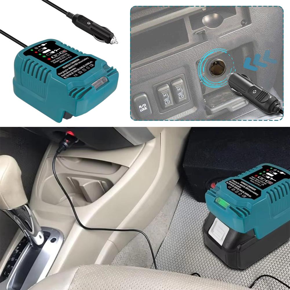 For Makita/milwaukee 18v 20v Lithium Battery Jump Starter Adapter Jump Heavy Starters Duty Cables Booster Automotive Car F0e1