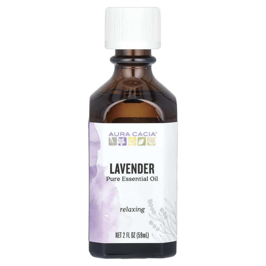 Aura Cacia Pure Essential Oil, Lavender, 2 Fl Oz (59 Ml)