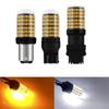 1 Pair(2pcs) Dual Color Turn Signal with DRL 1157 T20 Led 7443 Car Daytime Running Light 1157 Led Bulbs T25 3157 12V/24V