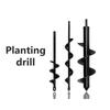 Высококачественное сверло для земляного бура, садовый спиральный бур, ямкокопатель для посадки цветов, инструмент для посадки садового бура