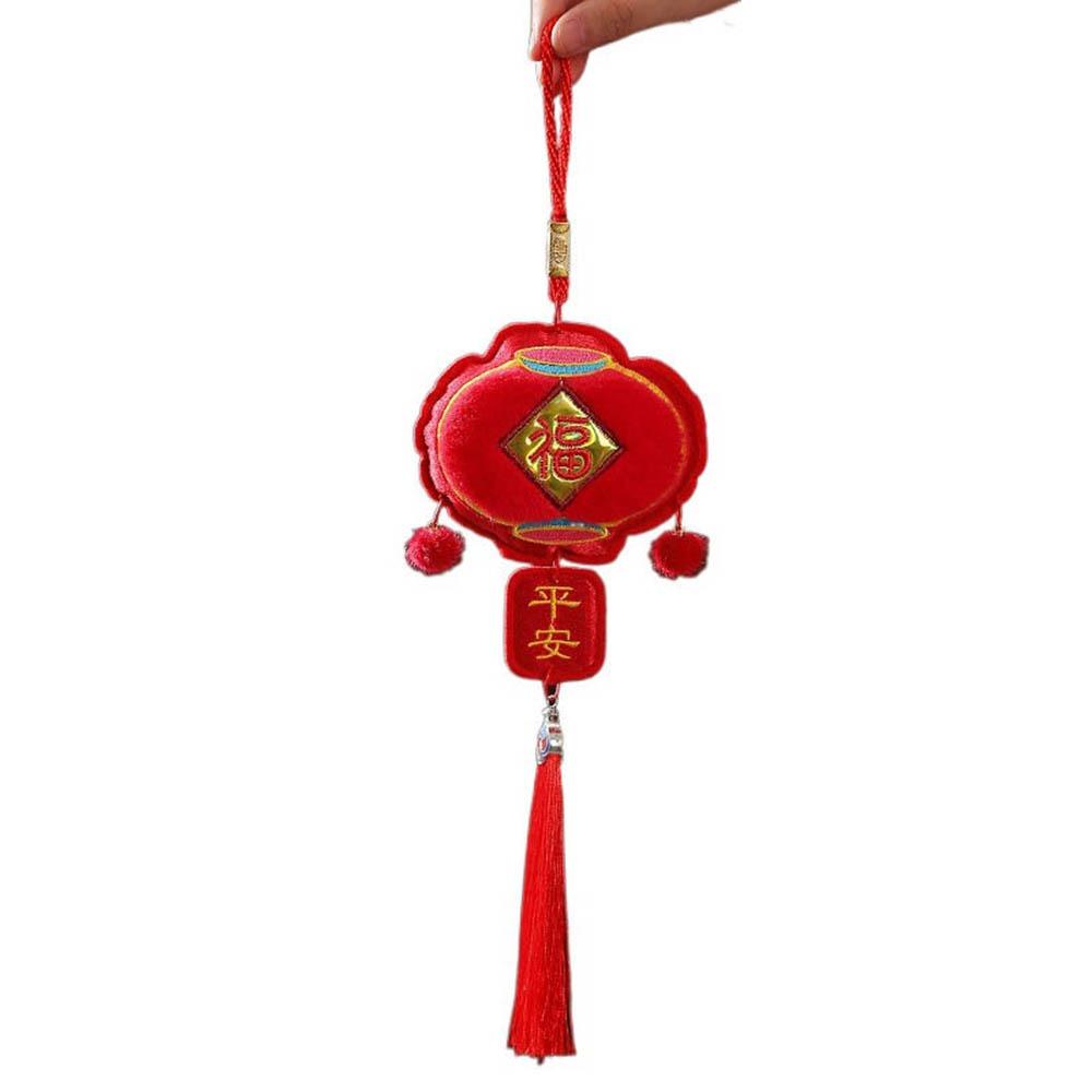 Felt Year Of The Snake Pendant Red Chinese Lucky Ornament Spring Festival Tassel Pendant Party