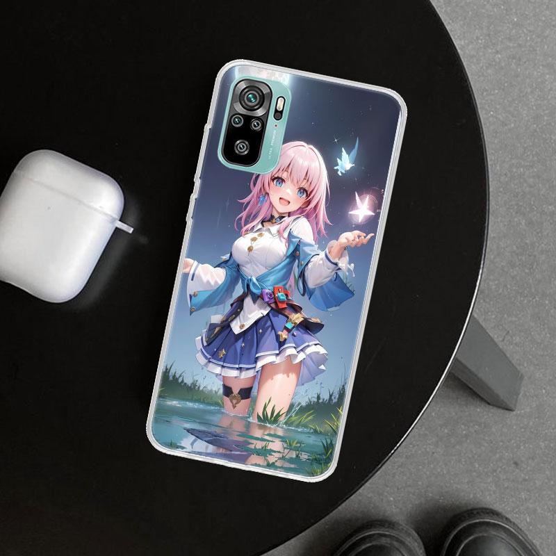 Чехол для телефона Honkai Star Rail Марч 7-я для Xiaomi Redmi Note 15 14 13 12 11 Pro Plus 14S 12S 11S 11T 11E 10S 10 Индивидуальный