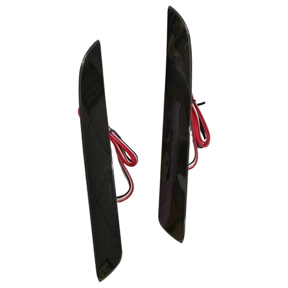 2 шт. автомобильный фонарь задний бампер фонарь стоп-сигнал отражатель светодиодный для Honda CRZ 2010-2012 CRV 2012 подходит для 2010-2012 Acura TSX 2011-2012