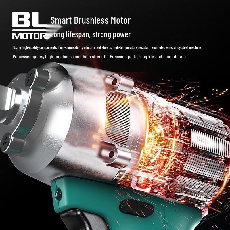 Daliyi 450N·m Brushless Cordless Impact Wrench CN plug (adapter included)
