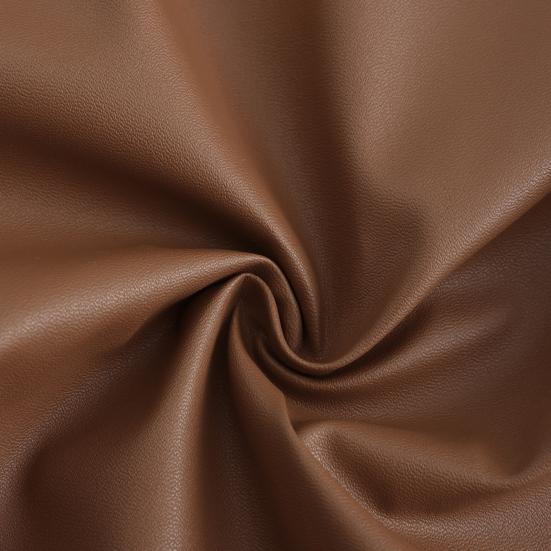 Men Jacket Turn-down Collar Smooth Solid Color Faux Leather Windproof Streetwear Slim Fit Long Sleeve Men Trench Coat