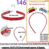 Черный рог с двойными зубцами, большой, рождественский аксессуар-ободок
