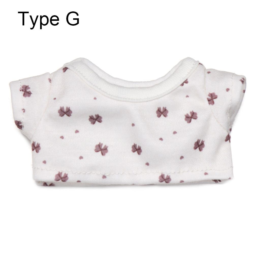 20cm Dress Up DIY Plush Doll's Clothes Small Pants Mini Shirt Doll Outfit