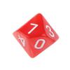 10 шт. Многогранные кубики D10 однотонные для ролевой игры TRPG, реквизит для вечеринки, подарок