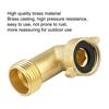 Brass Garden Hose Adapter Brass 90 Degree Hose Elbow Connector Home Garden Hose Joint Adapter Fittings Hose Quick Connector