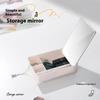 Creativity Makeup Mirror Folding Portable Removable Mirror Multifunctional Desktop Makeup Box Travel Divided Jewelry Storage Box