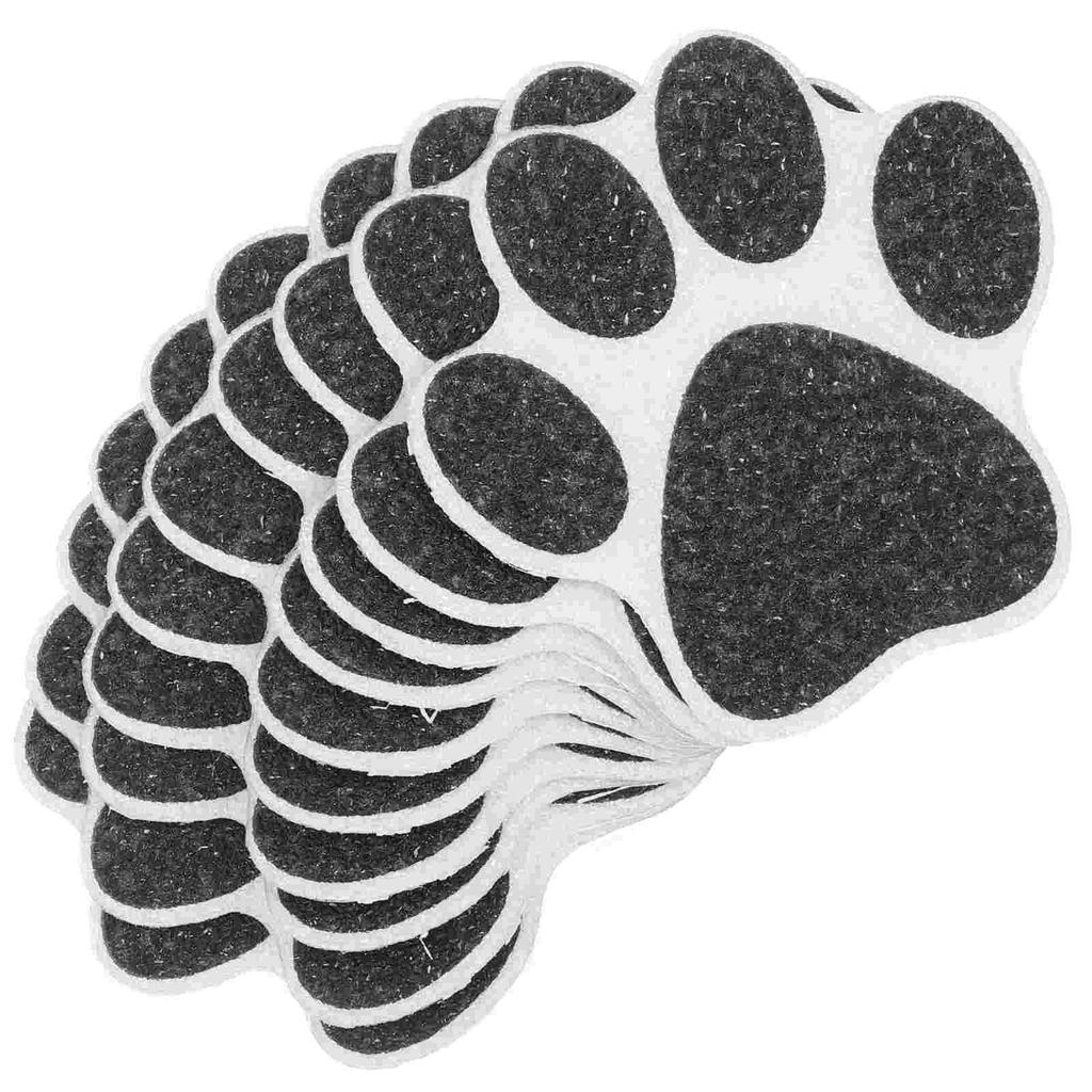 Наклейка со следом лапы Отпечаток лапы Противоскользящие наклейки Водонепроницаемые для душа Нескользящие для взрослых