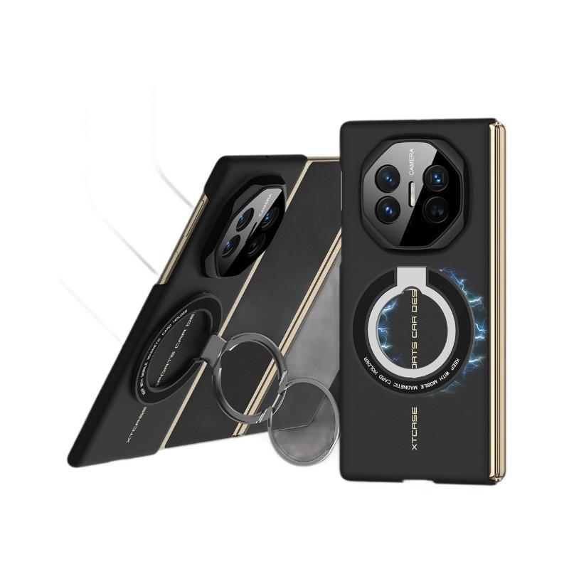 Ultra-Thin Foldable Phone Case Mate X3 With Built-in Magnetic Rotating Stand PC Material Shockproof
