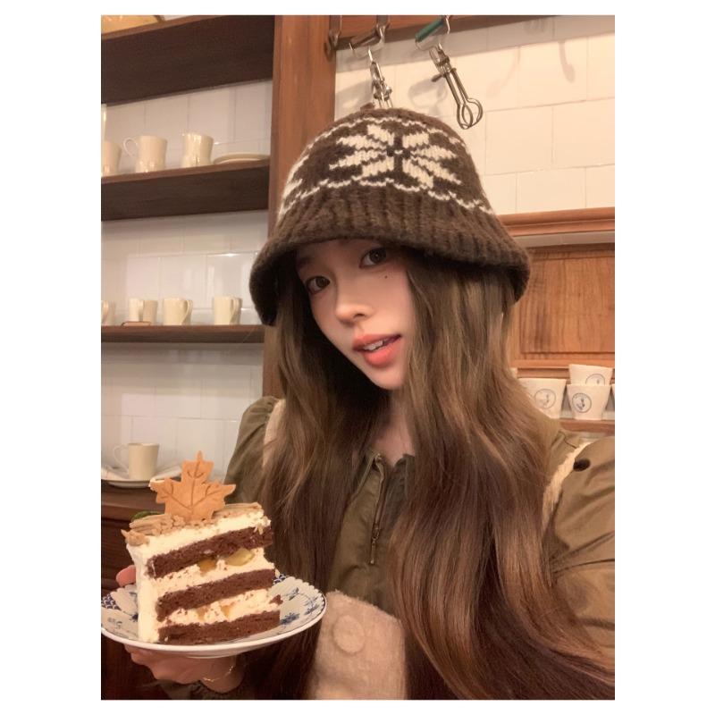 Women S Winter Knitted Fisherman Hat Warm Large Brim