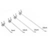 5Pcs Home Durable Holder Panel Perforated Retail Shop Peg Display Hooks Goods Shelf Storage Racks