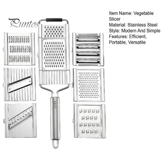 Vegetable Slicer Stainless Steel Food Slicer Removable Blade Kitchen Slicer Vegetable Cutter for Salads Cheese Fruit