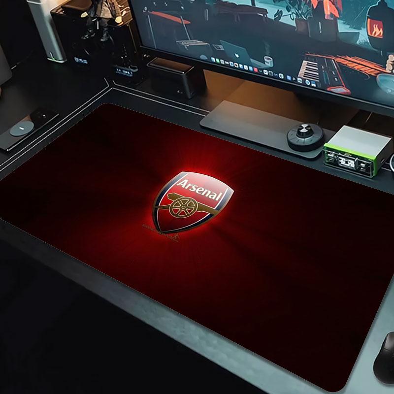 Arsenal F Large Size Mouse Pad Large Gaming Table Cushion Non-slip Laptop Tablet Big Mousepad XXL Mat Mini PC Playmat With Lock edge