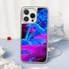 Cool guitarist Swiss poster pattern Phone Case for iPhone 16 15 14 13 12 11 Pro Max Sheepskin Silver-edged protective case